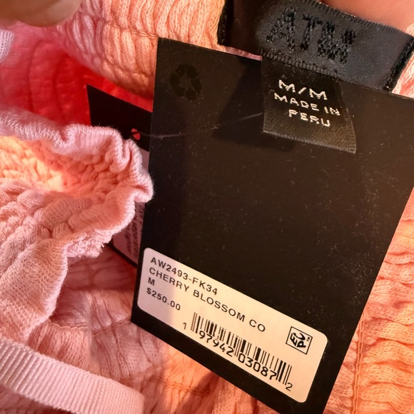 ATM Anthony Thomas Melillo Pink Ombre Maxi Dress. PTP 12-17”. Length 50” - Picture 4 of 5